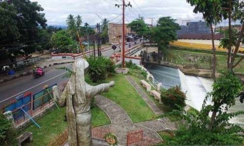 RTH Jembatan Ratapan Ibu, Kelurahan Ibuh, Kota Payakumbuh. (Foto Ant)